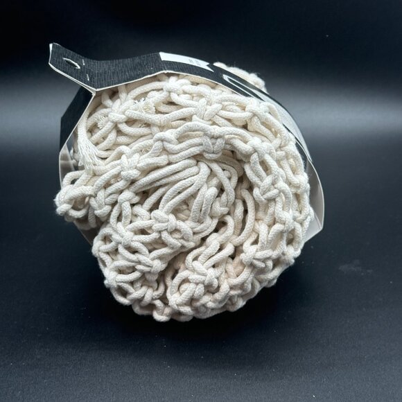 hildie & jo Crochet Tote Bag - Natural New grocery shopping bag reusable boho bo - Picture 4 of 6